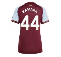 Aston Villa Boubacar Kamara #44 Koszulka Podstawowa damskie 2025-26 Krótki Rękaw